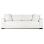 Versatile square-arm sofa